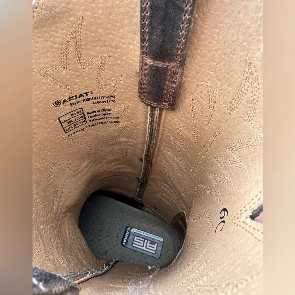 Ariat Heritage R Toe Western Boot - Picture 7 of 9